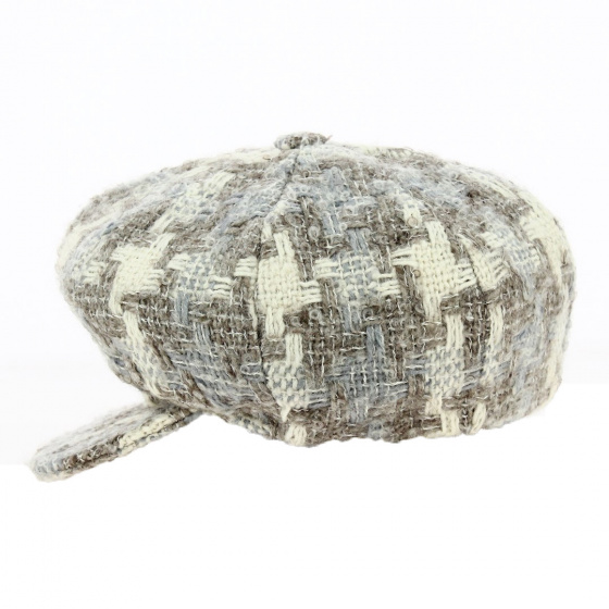 Casquette Gavroche Laine Crème - Traclet