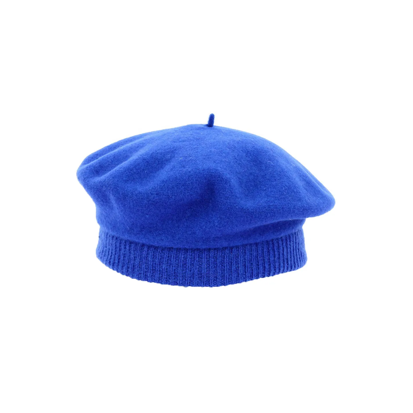 Béret Enfant Laine Mérinos Bleu roi - Traclet Reference : 18500 | Chapellerie Traclet