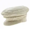 Beige Wool Newsboy Cap - Traclet Reference: 18501 | Chapellerie Traclet