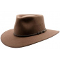 Cattleman brown felt hat - Akubra