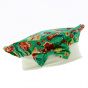 Kids' Floral Green Cotton Romaine Beret - Traclet