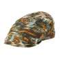 Burgundy Herringbone Flat Cap - City Sport