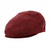 Burgundy Herringbone Flat Cap - City Sport Reference: 18519 | Chapellerie Traclet
