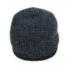 Blue Wool Relaxed Flat Cap - City Sport Reference: 18521 | Chapellerie Traclet