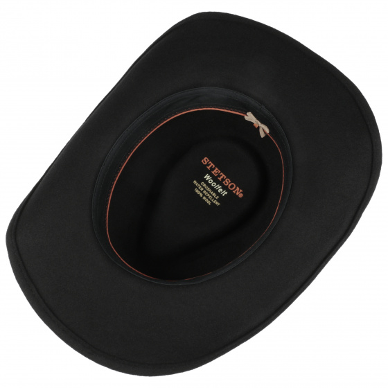 Chapeau Western Bodie Feutre Noir- Stetson Chapeau Western Bodie Feutre Noir- Stetson