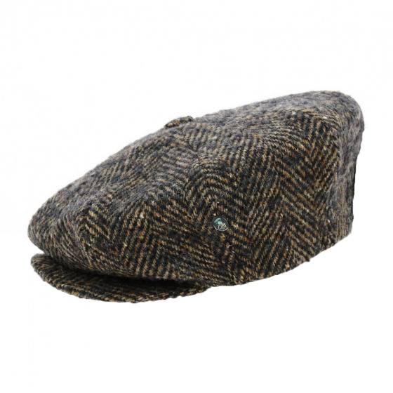 Irish Relaxed Herringbone Wool Cap - City Sport Irish Relaxed Herringbone Wool Cap - City Sport