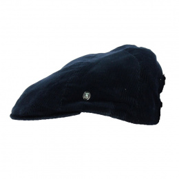 Navy Blue Velvet Bomber Cap - City Sport