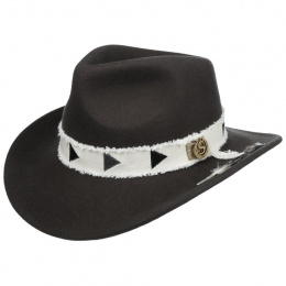 Western Hat Wool Felt Gray - Stetson
