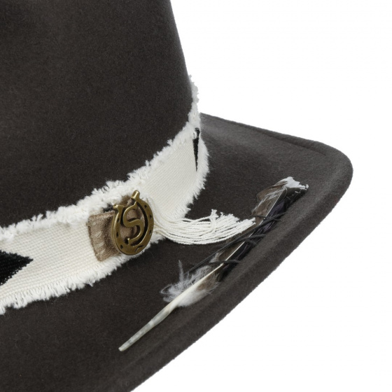 Chapeau Western Feutre laine Gris - Stetson