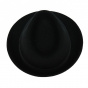 Black Felt Trilby Hat - Traclet