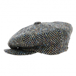 Irish Relax Herringbone Wool Grey Cap - City Sport