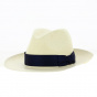 Navy Ribbon Panama Hat - Traclet