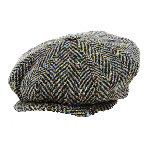 Camel Wool Chevron Relaxed Irish Cap - City Sport