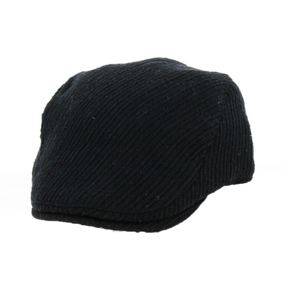 Black Polyester Duck Bill Cap - Traclet