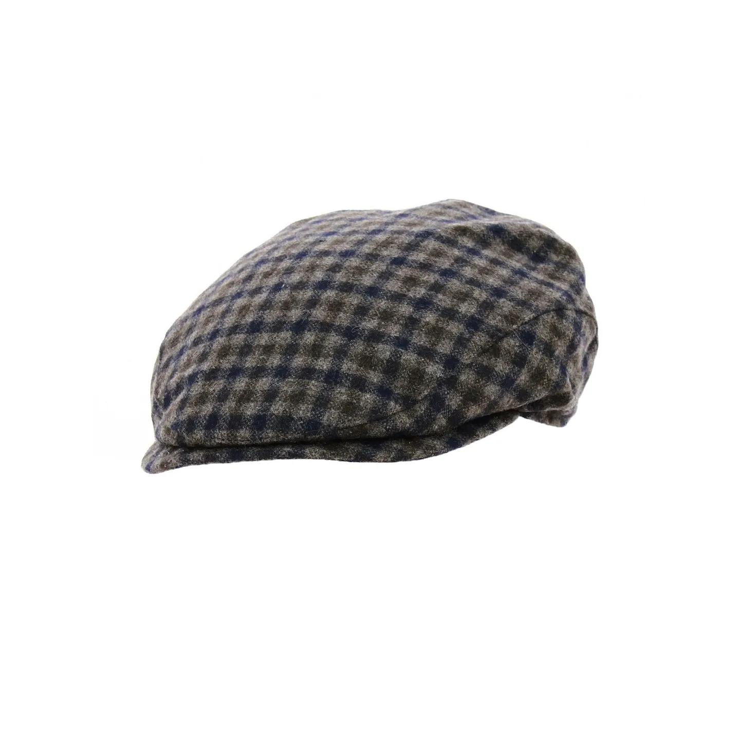 Casquette plate à carreaux Grise - Traclet Reference : 18551 | Chapellerie Traclet