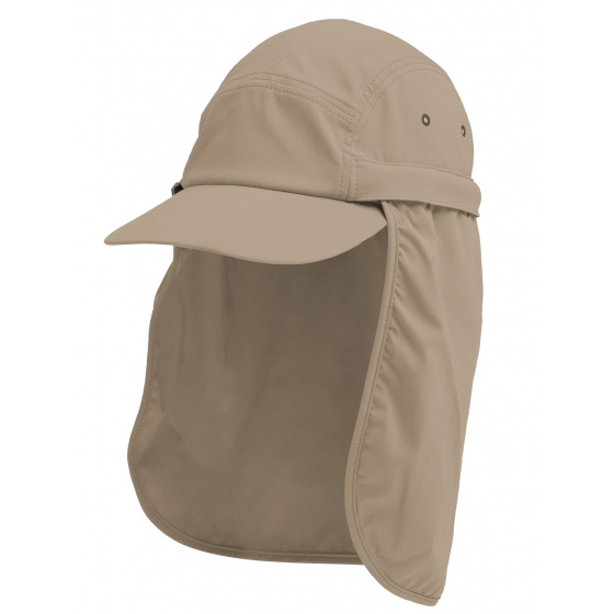 Casquette Cache-Nuque Taupe Nylon Recyclé UPF50+ - Tilley
