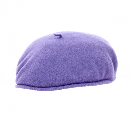 Children's Wool Purple Beret Cap - Kangol