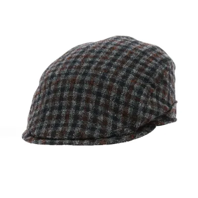 Casquette Cache-Oreilles Carreaux Laine - Traclet Reference : 18562 | Chapellerie Traclet