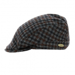 Wool Check Earmuffs Cap - Traclet