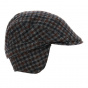 Wool Square Earflap Cap - Traclet