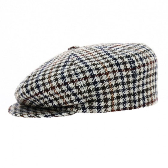 Irish Wool Checkered Cap - Traclet