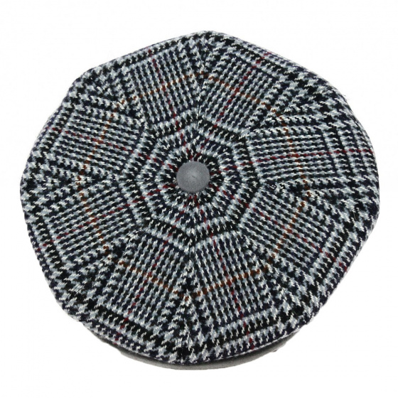 Casquette Gavroche Laine & Cachemire Carreaux - Traclet Casquette Gavroche Laine & Cachemire Carreaux - Traclet