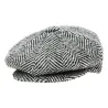 Casquette irlandaise Gris & Noir - Fléchet Reference : 18570 | Chapellerie Traclet