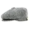 Casquette irlandaise Gris & Noir - Fléchet Reference : 18570 | Chapellerie Traclet