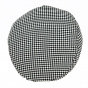 Houndstooth Flat Cap Grey- Traclet