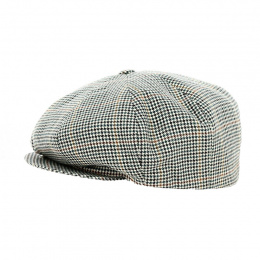 Gray Houndstooth Irish Cap - Traclet