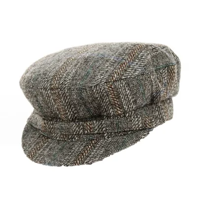 Gray Wool Sailor Cap - Torpedo Reference: 18579 | Chapellerie Traclet