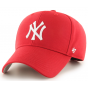 Yankees NY Red Snapback Cap - 47 Brand