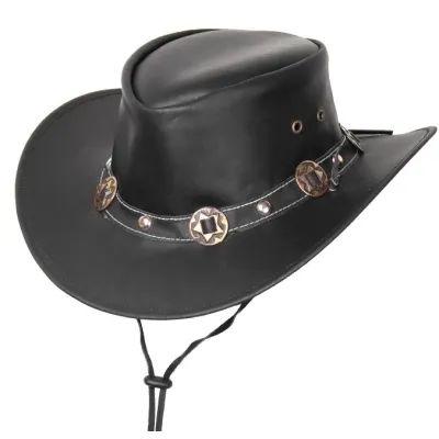 Black Concho Australian Hat - SCIPPIS - Traclet ref 18590 traclet hat shop