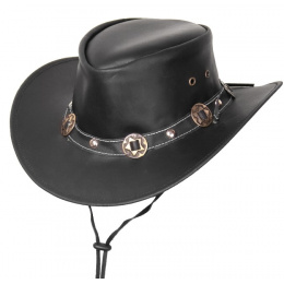 Black Concho Australian Hat - SCIPPIS - Traclet
