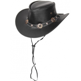 Black Concho Australian Hat - SCIPPIS - Traclet