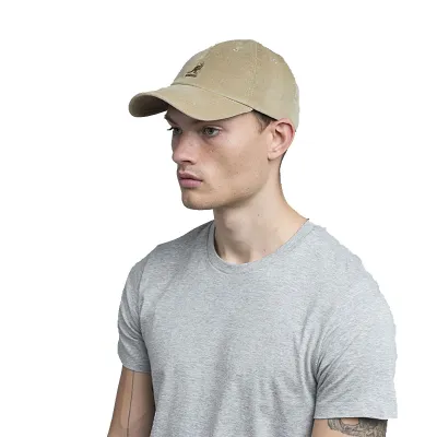 Casquette Strapback Cord Coton Beige - Kangol Référence : 13713 | Chapellerie Traclet