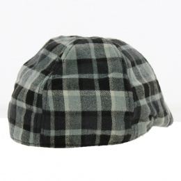 Black Checkered Duck Bill Riley Cap - Keyone