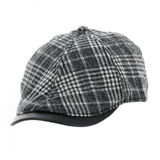 Quincy Duck Bill Checkered Black Cap - Keyone
