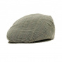 Beige Plaid Flat Cap - Traclet