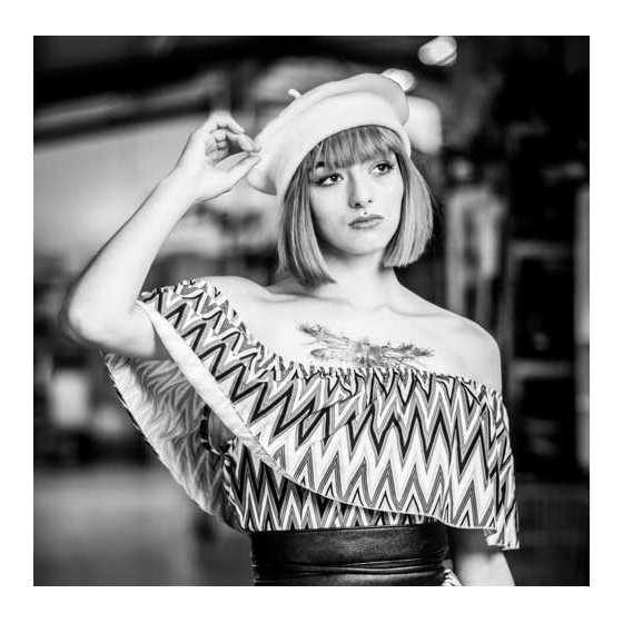 Baby pink fleece beret Denise made in France - Traclet