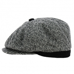 Arnold Wool Chevron Cap Black & Gray - Traclet