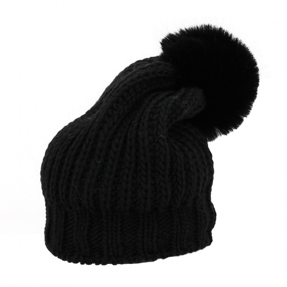 Alpaca & Wool Pompom Beanie - Traclet