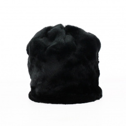 Black Polyester Beanie - Traclet