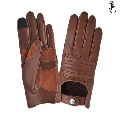 Gants Cuir de Vélo & Trottinette d'Agneau - Glove story Reference : 18636 | Chapellerie Traclet