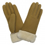 Camel Sheepskin Turned Leather Glove - Glove Story