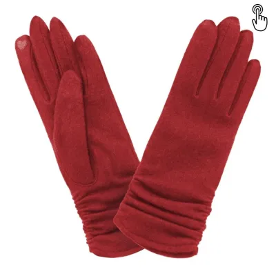 Gants Femme Nina Tactile Rouge - Glove Story  Reference : 18639 | Chapellerie Traclet