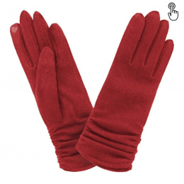 Nina Tactile Ladies Gloves Red - Glove Story