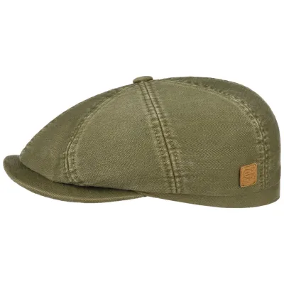 Casquette Hatteras Coton Kaki - Stetson x Feebles Reference : 18641 | Chapellerie Traclet