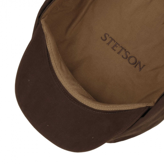 Brown Waterproof Hatteras Cap - Stetson