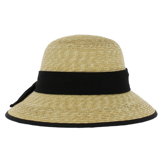 Chapeau cloche Tina paille Nœud - Traclet